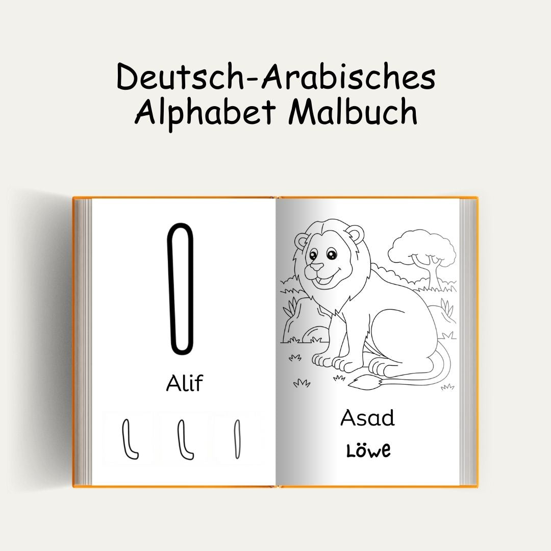 Malbuch: Mein Alif-Ba (Digital)