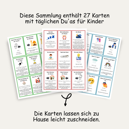 Kinder Du’a Karten