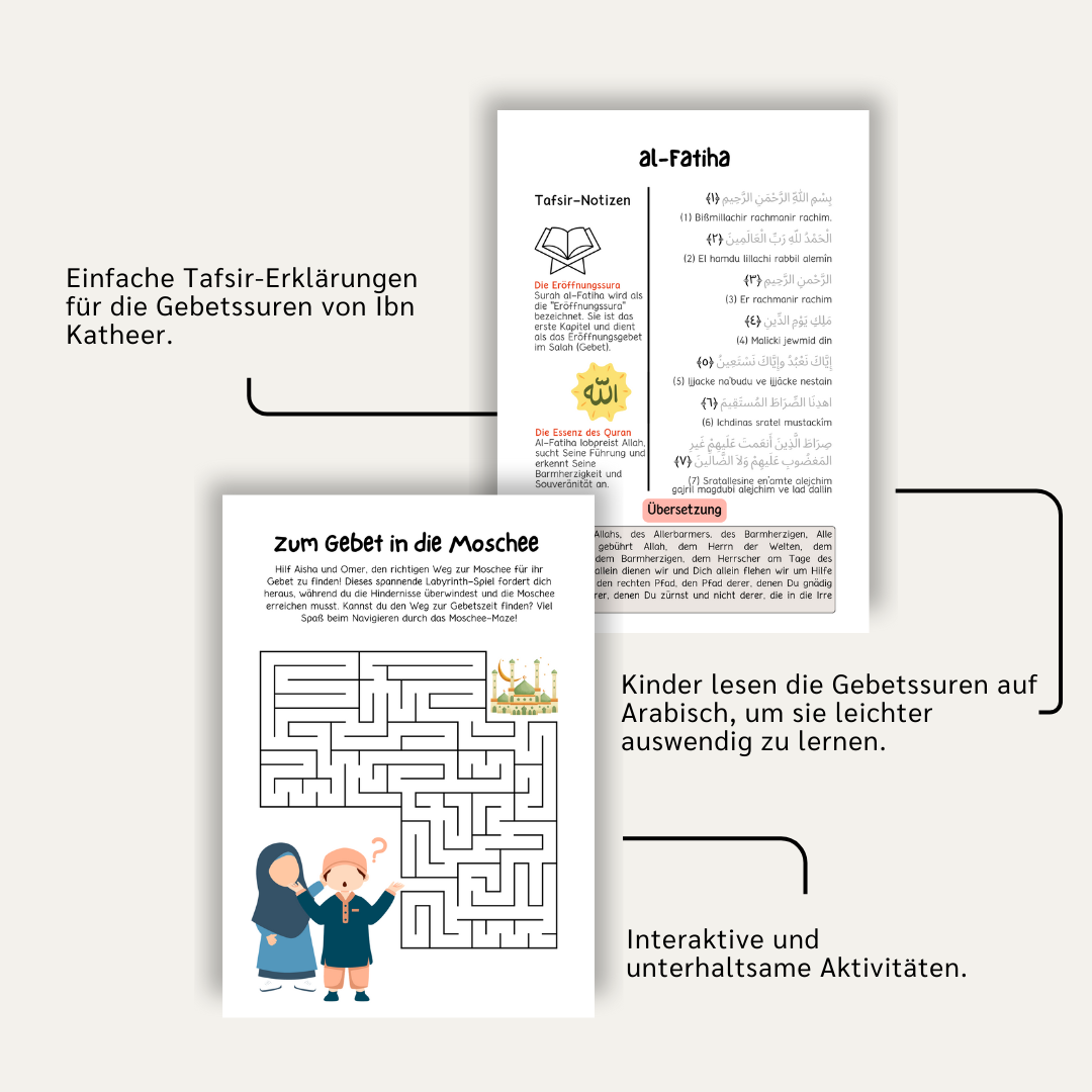 Aktivitätsbuch: Alles über Gebet