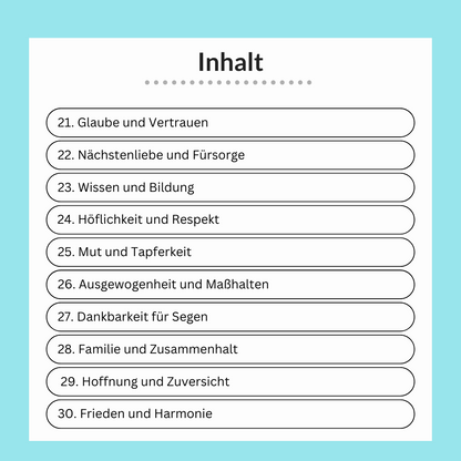 30 Tage Iman Lernen & Gute Taten