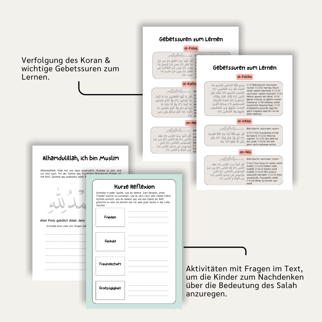 Aktivitätsbuch: Alles über Gebet
