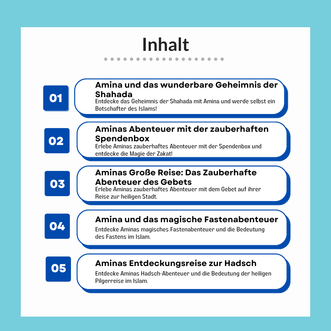 Hörbuch: Amina entdeckt 5 wichtige Grundlagen