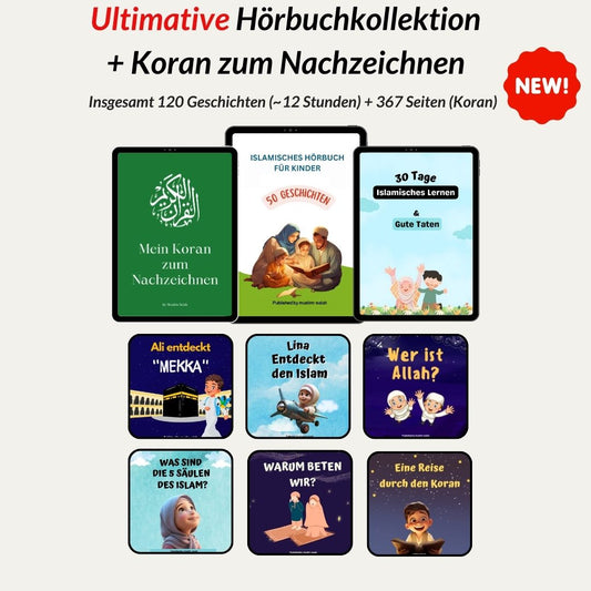 Die Ultimative Hörbuchkollektion + Koran zum Nachzeichnen