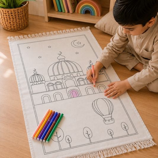 Ausmal-Teppich für Kinder