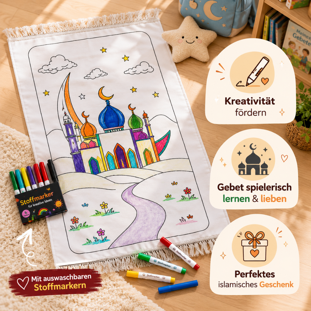 Ausmal-Teppich für Kinder